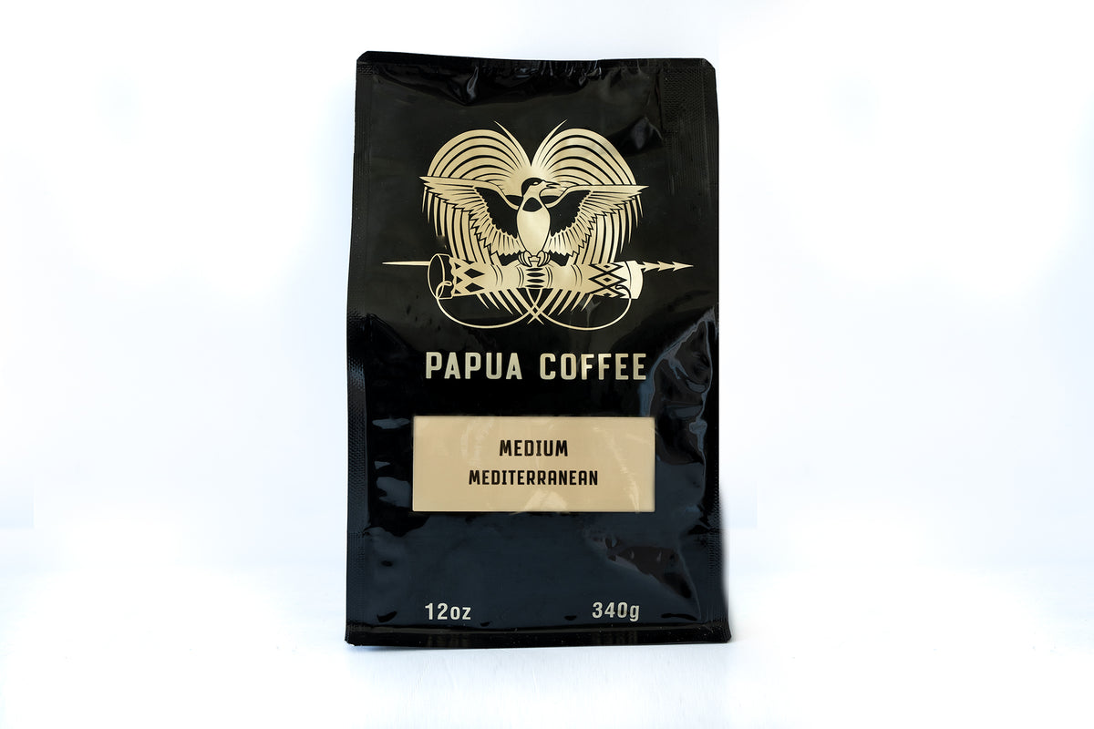 Papua Mediterranean Coffee Medium Roast (12oz)